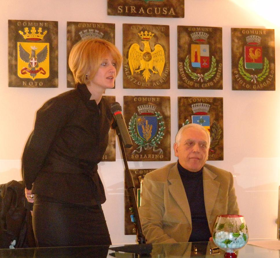 L'ass. Pannuzzo e il Presidente Bono