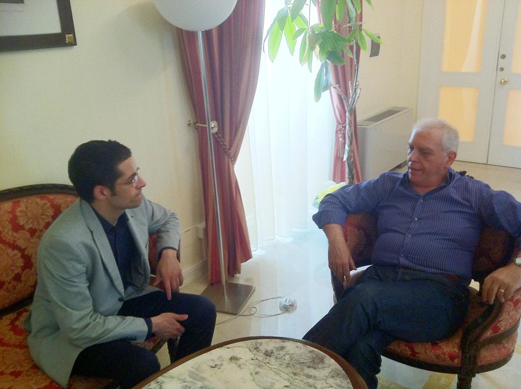 BONO E IL NEOSINDACO DI FERLA GIANSIRACUSA