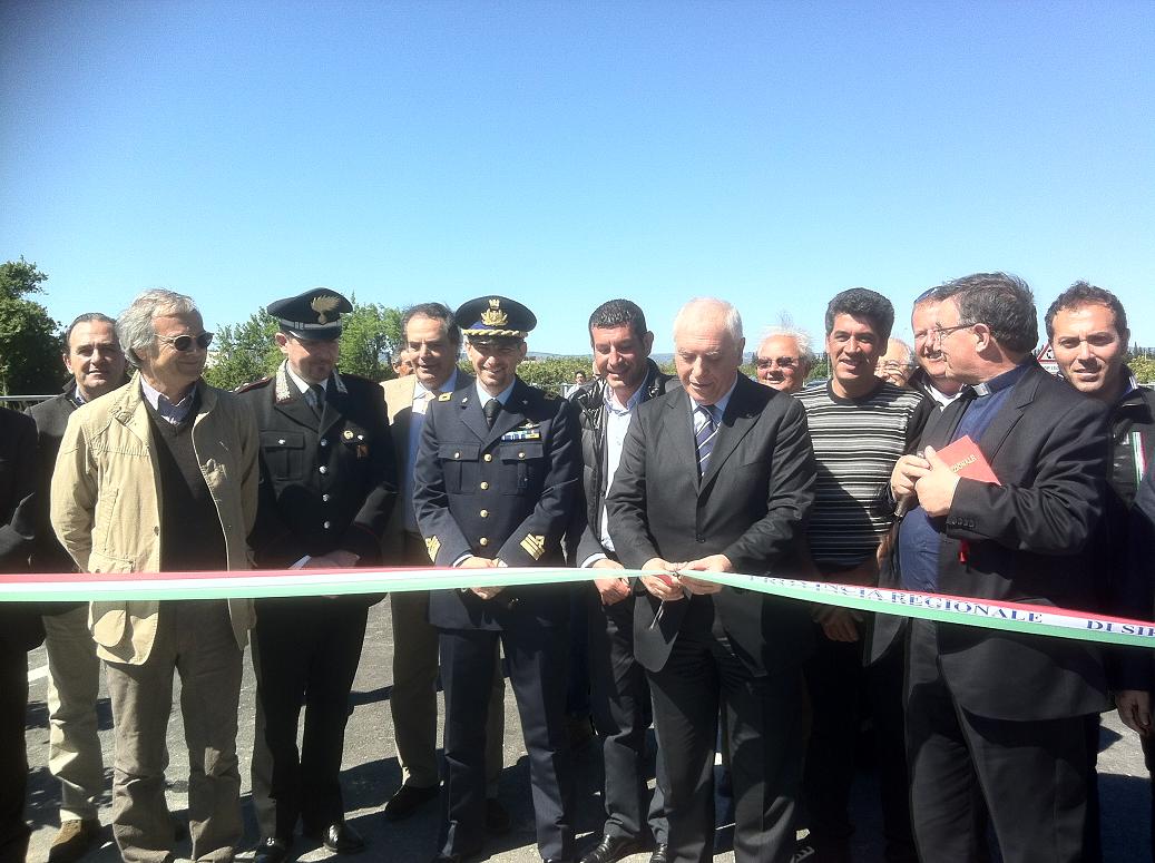 Bono inaugura il nuovo ponte sul fiume Anapo