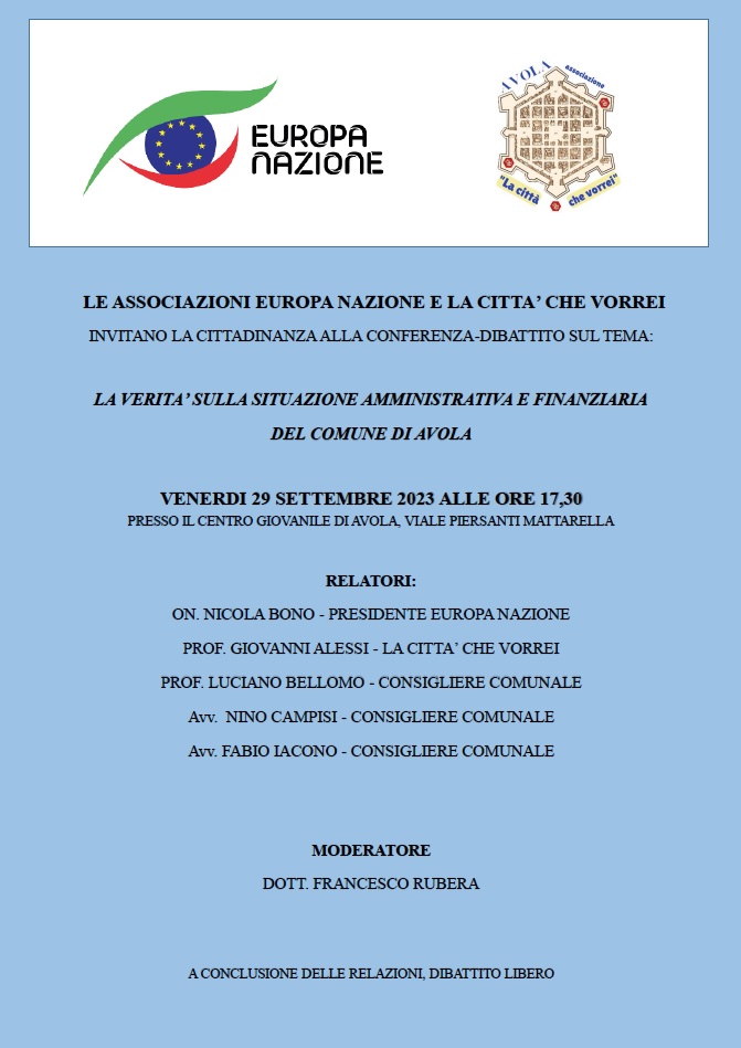 Europa NazioneConferenza dibattito